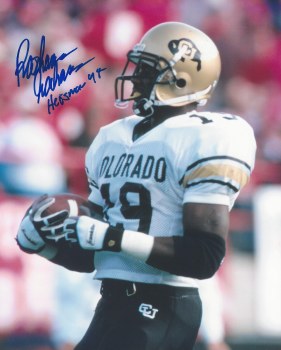 RASHAAN SALAM AUTOGRAPHED HAND SIGNED COLORADO 8X10 PHOTO