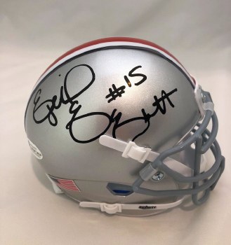 EZEKIEL ELLIOTT AUTOGRAPHED HAND SIGNED OHIO STATE MINI HELMET