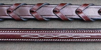 Fancy Stitched Laced Reins