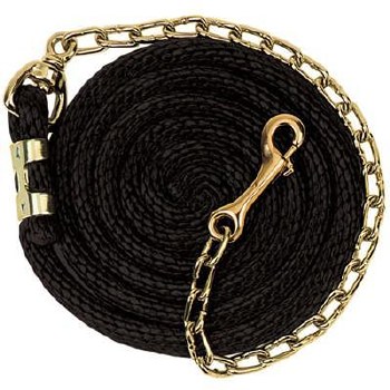 Nylon Lead w/ Chain (Black)