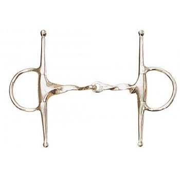 Slow Twist Eggbutt Full Cheek Bit (5 1/2")