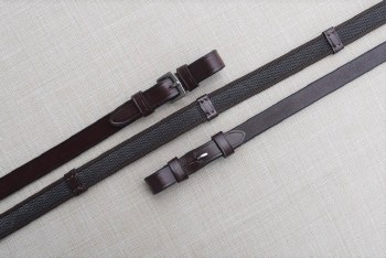 Red Barn Monkey Grip Reins w/ Stop