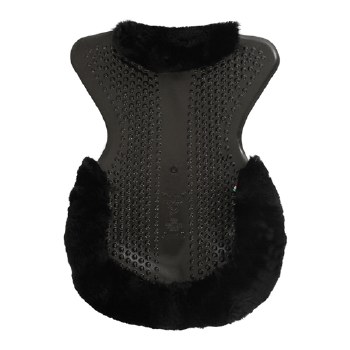 Acavallo Gel Pad w/Sheepskin (Black)