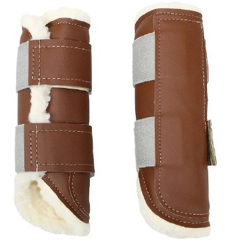 Askan Tall Hind Boot (Brown/White - Small)