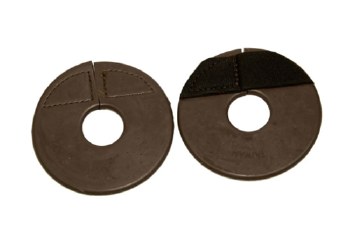 Rubber Bit Guards w/Velcro (Brown)