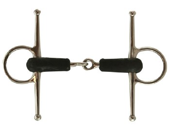 Rubber Mouth Full Cheek Bit (5")
