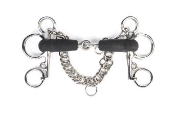 Tom Thumb Rubber Jointed Pelham (4 1/2&quot;)
