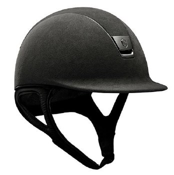 Samshield Black Alcantara Mat Helmet (Medium)