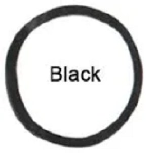 Braiding Bands In Bags (Black)