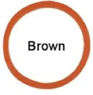 Braiding Bands In Bags (Brown)