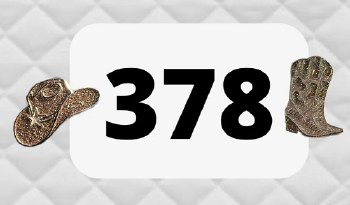Cowgirl Number Pin Charms (Pair)