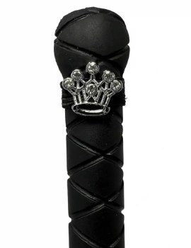 Silver Crown Crop Charm