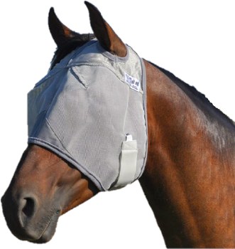 Crusader Fly Mask Standard No Ears (Yearling/Lrg Pony)