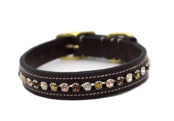 Peaches &amp; Cream Dog Collar (14")