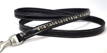 Impulsion Dog Lead (Black/Silver)