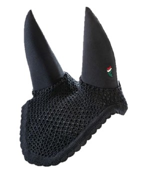Equiline Soundless Ear Bonnet (Navy/ Horse)