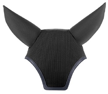 EquiFit Soundless Ear Bonnet (Black/Navy- Horse)