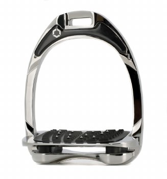 Flex-On Aluminum Stirrups (Chrome/Black)
