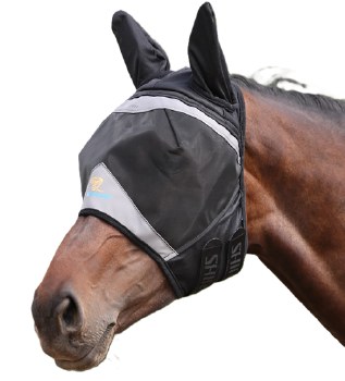 Fine Mesh Fly Mask with Ears (Horse)