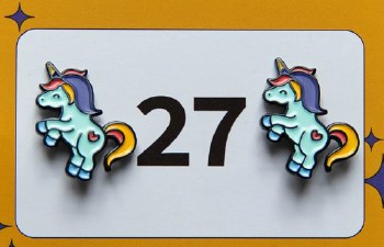 Flying Unicorn Pins (Pair)