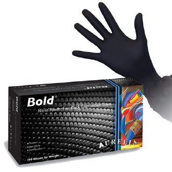 Powder-Free Nitrile Latex Gloves (Small)