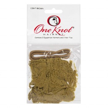 One Knot Hair Net (Light Brown)