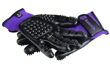 HandsOn Gloves (Large - Black/Purple)