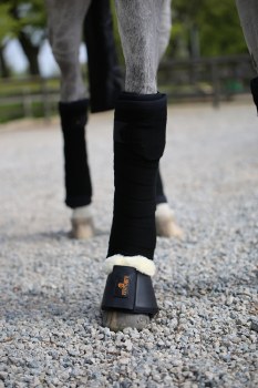 Kentucky Wool Bandage - Set of 4 (Black)
