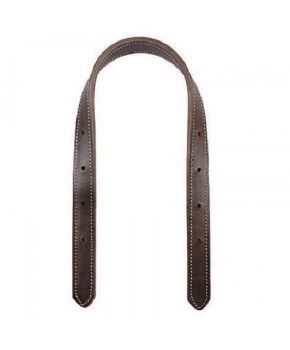 Leather Stitch Crown 1" (Havana/Horse)