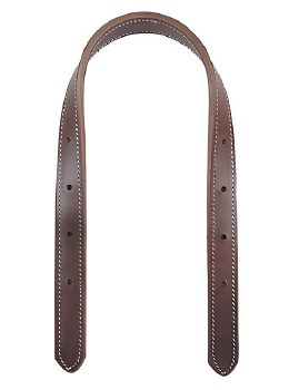 Leather Stitched Crown 3/4&quot; (Havana/Oversize)