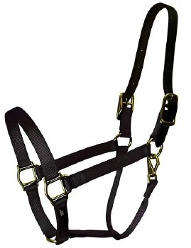 Walsh Nylon Breakaway Halter 3/4&quot; ( Black - 5)