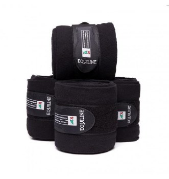 Equiline Polo Bandages (Black)
