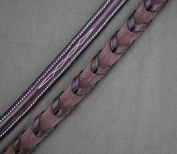 Stealth Laced Reins 1/2" (Pony)