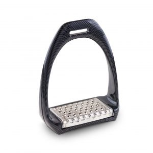 Royal Rider Carbon Fiber Non-Flex Stirrup (Black 4 3/4")