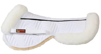Sheepskin FXK Technology Halfpad with Rolled Edge All Purpose (Medium/White)