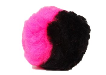 Silly Sounds Ear Poms (2 pair) (Pink/Black)