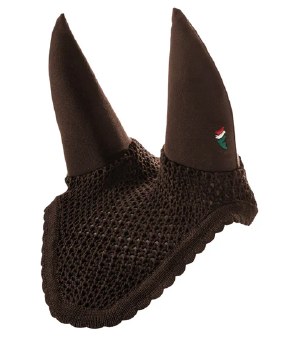 Equiline Soundless Ear Bonnet (Brown/Horse)