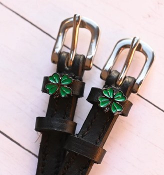 Four Leaf Clover Spur Straps (17&quot;)