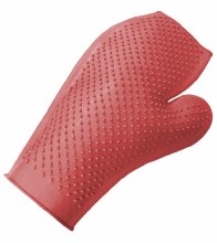 Rubber Massage Glove (Red)