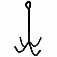 4 Prong Cleaning Hook (Black)