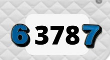 Six Seven Number Pin Charm