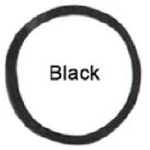 Braiding Bands In Bags (Black)