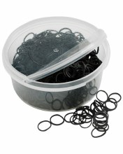 Braiding Bands In Tub (Black)