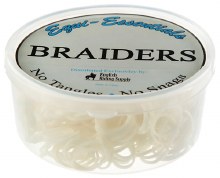 No Tangle Braid Binders (White/ 500 pack)