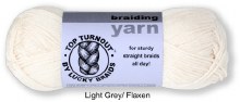 Braiding Yarn (Cream/Light Grey)