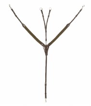 Elastic Breastcollar with Running Martingale