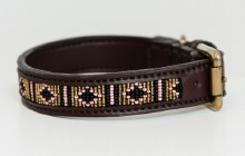 Kentucky Handmade Pearls Dog Collar (Gold/XX-Small)