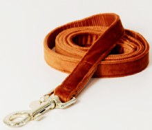 Kentucky Velvet Dog Lead (Orange)