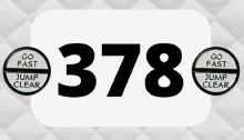 Go Fast & Jump Clear Number Pin Charm