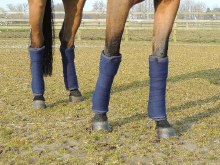 Kentucky Wool Bandage - Set of 4 (Navy)